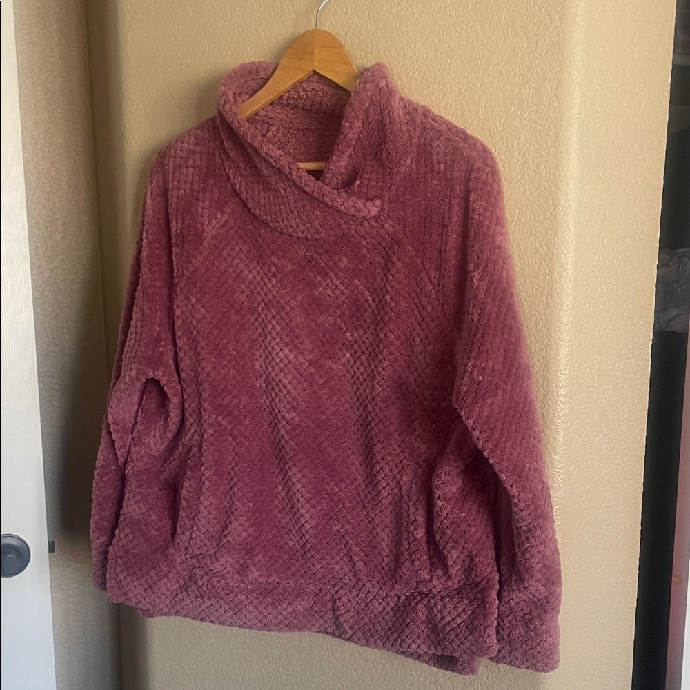 Dusty Pink Women's Long Sleeve Pullover